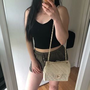 Cream Crossbody Bag